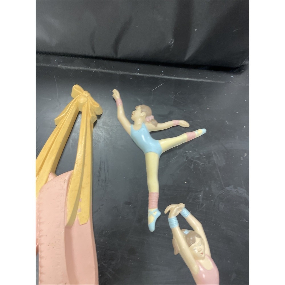 Vintage Burwood Product Company Ballerina Ballet Wall Hanging Plaque w 4/Girls - Picture 5 of 11